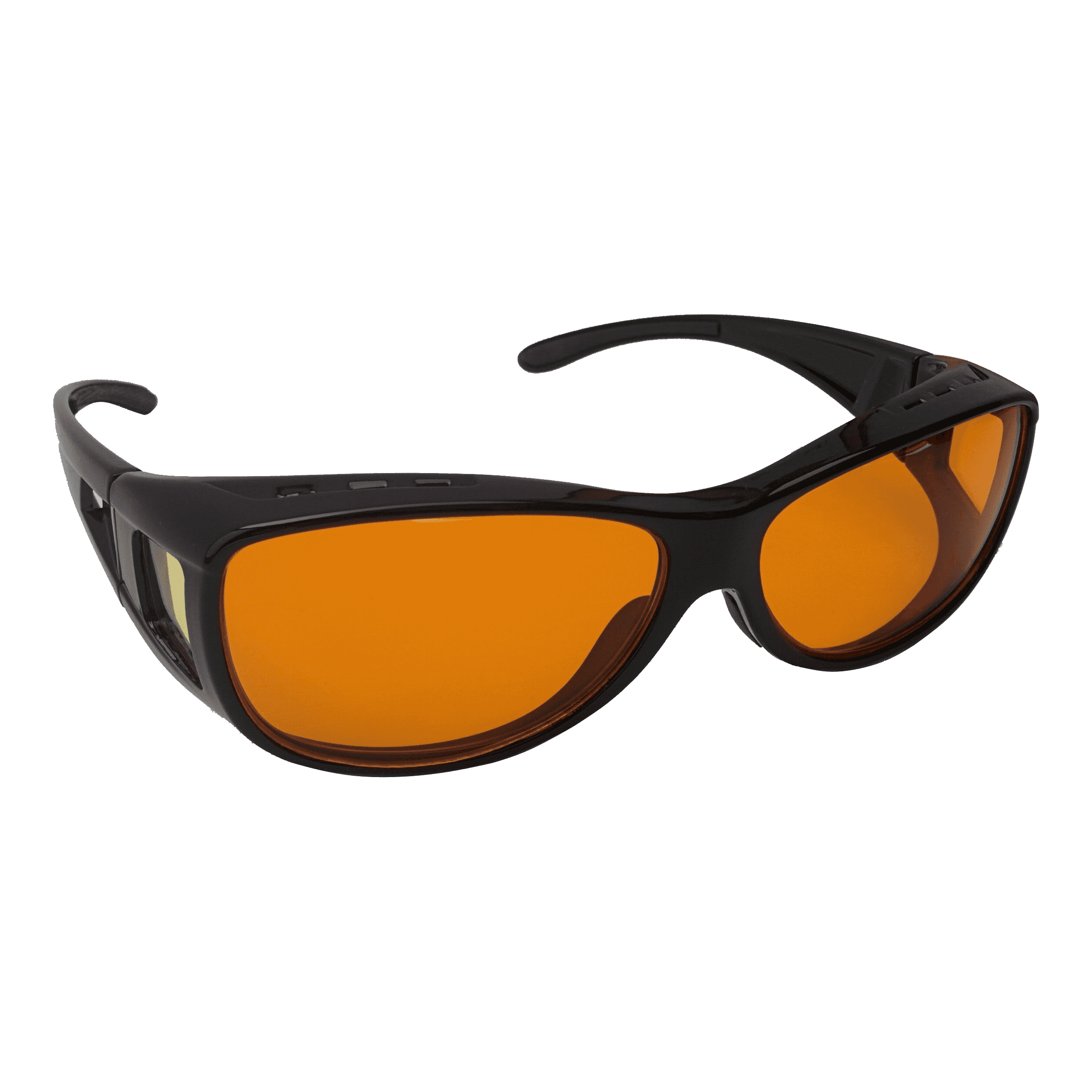 Amber Sleep Glasses Rx Fitover