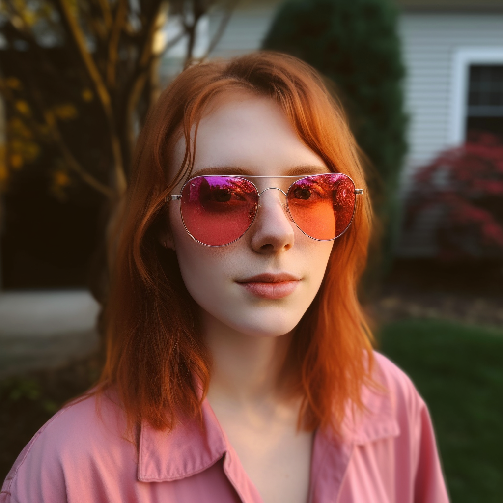 Fl-41 Light Sensitivity Glasses - Aviator Style