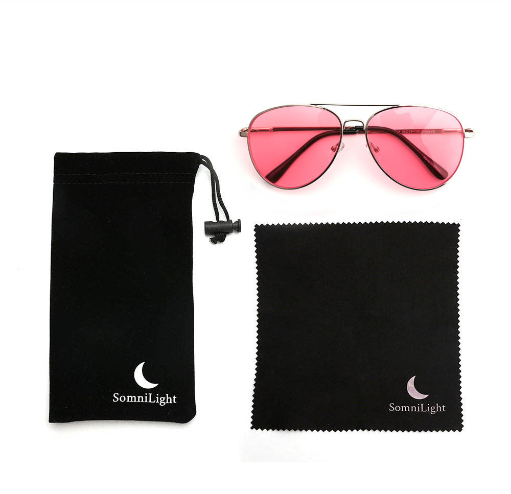 Fl-41 Light Sensitivity Glasses - Aviator Style