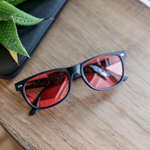 Fl-41 Light Sensitivity Glasses - Wayfarer Style