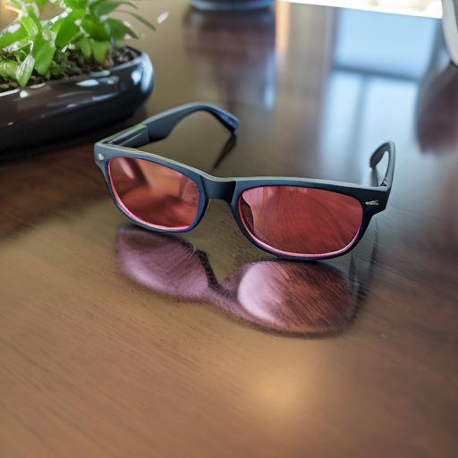 Fl-41 Light Sensitivity Glasses - Wayfarer Style